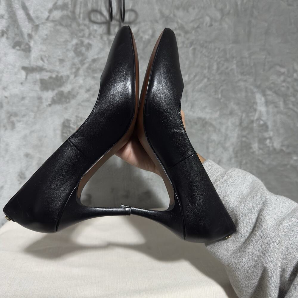 Cole Haan Womens Go To Park Pumps Size 6.5B Black Leather Pointed Toe Slip On - Picture 7 of 9